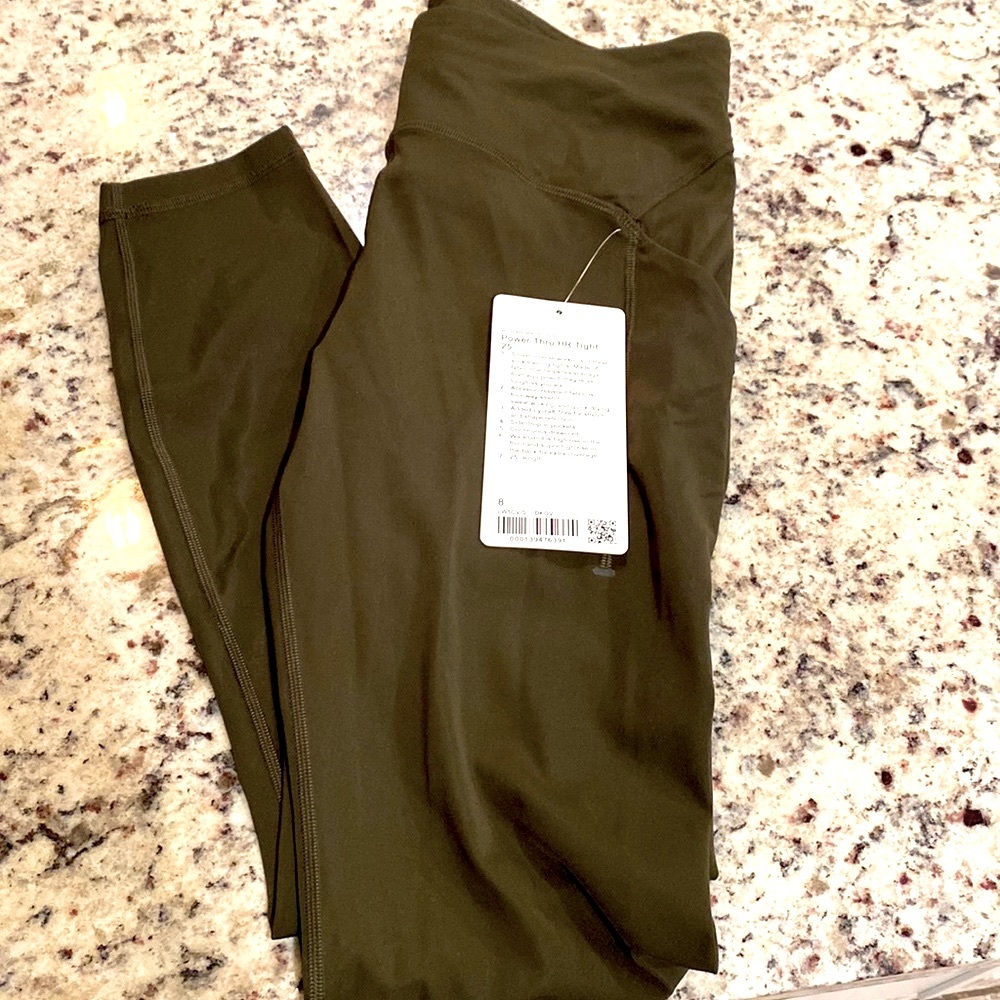 Lulu Lemon brand new Power Thru HR Tight 25”